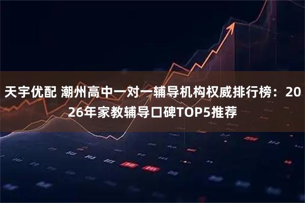 天宇优配 潮州高中一对一辅导机构权威排行榜：2026年家教辅导口碑TOP5推荐