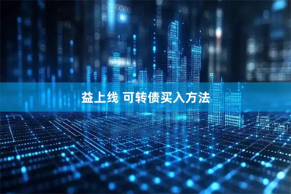 益上线 可转债买入方法